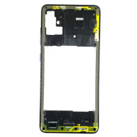 Задня частина корпусу для Samsung A51/A515 (антена, пластик вкл. гучн.) Black