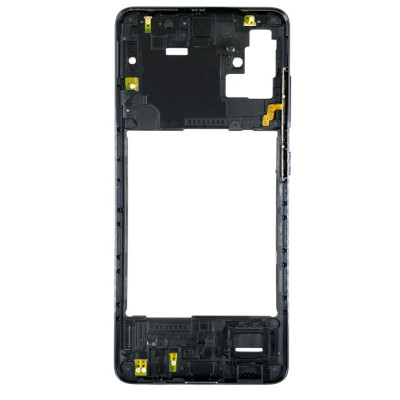 Задня частина корпусу для Samsung A51/A515 (антена, пластик вкл. гучн.) Black