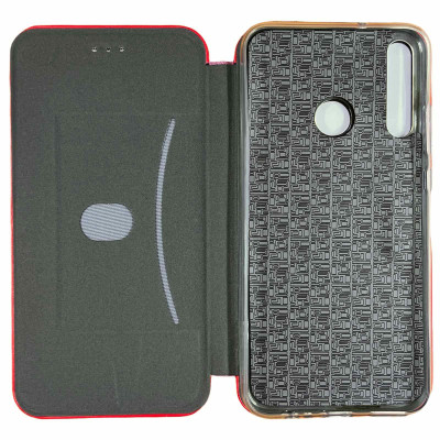 Чохол-книжка Premium Leather Case для Huawei P40 Lite E в тех. упаковці- червоний