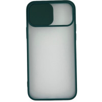 Накладка Camshield mate TPU зі шторкою на камеру для iPhone 12 Pro / 12- зелений Накладка Camshield mate TPU зі шторкою на камеру для iPhone 12 Pro / 12- зелений