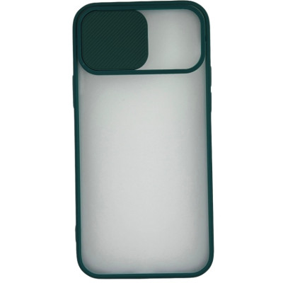Накладка Camshield mate TPU зі шторкою на камеру для iPhone 12 Pro / 12- зелений Накладка Camshield mate TPU зі шторкою на камеру для iPhone 12 Pro / 12- зелений