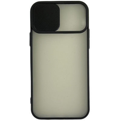 Накладка Camshield mate TPU зі шторкою на камеру для iPhone 12 Pro / 12- чорний Накладка Camshield mate TPU зі шторкою на камеру для iPhone 12 Pro / 12- чорний