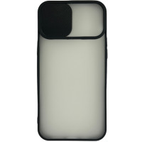 Накладка Camshield mate TPU зі шторкою на камеру для iPhone 12 Pro Max- чорний Накладка Camshield mate TPU зі шторкою на камеру для iPhone 12 Pro Max- чорний