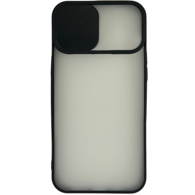 Накладка Camshield mate TPU зі шторкою на камеру для iPhone 12 Pro Max- чорний Накладка Camshield mate TPU зі шторкою на камеру для iPhone 12 Pro Max- чорний