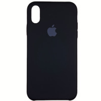 Накладка (з мікрофіброю) Silk Full Protective для iPhone XR- чорний