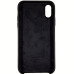 Накладка (з мікрофіброю) Silk Full Protective для iPhone XR- чорний