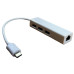 Type-C HUB (3 USB + LAN) Adapter для MacBook / RJ45
