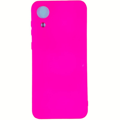 Накладка (з мікрофіброю) Silk Full Camera для Samsung A03 Core- червона троянда