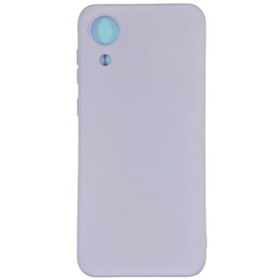 Накладка (з мікрофіброю) Silk Full Camera для Samsung A03 Core- рожевий пісок