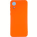 Накладка (з мікрофіброю) Silk Full Camera для Samsung A03 Core- помаранчевий