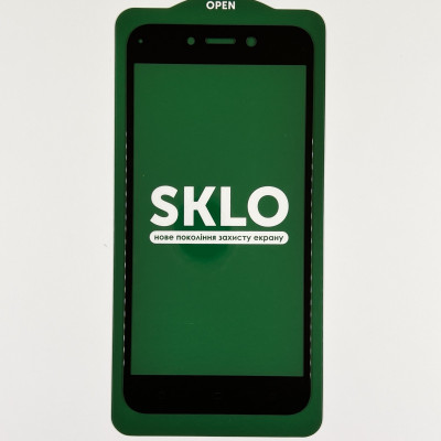 Скло захисне SKLO 5D (full glue) для Oppo A71- чорний Скло захисне SKLO 5D (full glue) для Oppo A71- чорний