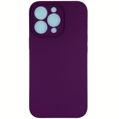 Накладка (з мікрофіброю) Silk Lakshmi Square Full Camera для iPhone 13 Pro- бордовий
