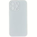 Накладка (з мікрофіброю) Silk Lakshmi Square Full Camera для iPhone 13 Pro- білий