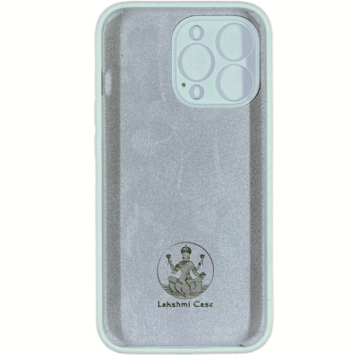 Накладка (з мікрофіброю) Silk Lakshmi Square Full Camera для iPhone 13 Pro- білий