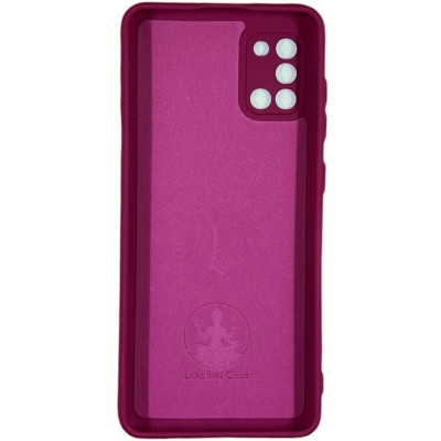 Накладка (з мікрофіброю) Silicone Cover Lakshmi Full Camera для Samsung A31 / A315- марсала