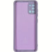 Накладка (з мікрофіброю) Silicone Cover Lakshmi Full Camera для Samsung A31 / A315- рожевий пісок