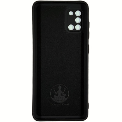 Накладка (з мікрофіброю) Silicone Cover Lakshmi Full Camera для Samsung A31 / A315- чорний