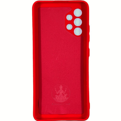 Накладка (з мікрофіброю) Silicone Cover Lakshmi Full Camera для Samsung A32 / A325- червоний