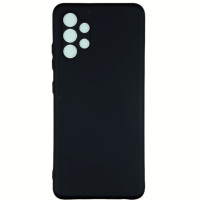 Накладка (з мікрофіброю) Silicone Cover Lakshmi Full Camera для Samsung A32 / A325- чорний
