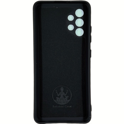 Накладка (з мікрофіброю) Silicone Cover Lakshmi Full Camera для Samsung A32 / A325- чорний