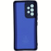Накладка (з мікрофіброю) Silicone Cover Lakshmi Full Camera для Samsung A33 5G- темно-синій