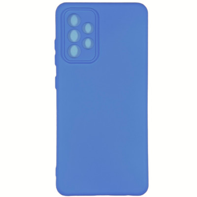 Накладка (з мікрофіброю) Silicone Cover Lakshmi Full Camera для Samsung A33 5G- бузковий