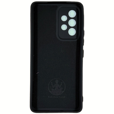 Накладка (з мікрофіброю) Silicone Cover Lakshmi Full Camera для Samsung A33 5G- чорний