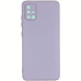 Накладка (з мікрофіброю) Silicone Cover Lakshmi Full Camera для Samsung A51 / A515- рожевий пісок