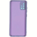 Накладка (з мікрофіброю) Silicone Cover Lakshmi Full Camera для Samsung A51 / A515- рожевий пісок