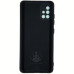 Накладка (з мікрофіброю) Silicone Cover Lakshmi Full Camera для Samsung A51 / A515- чорний