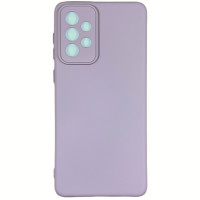 Накладка (з мікрофіброю) Silicone Cover Lakshmi Full Camera для Samsung A53 5G- рожевий пісок