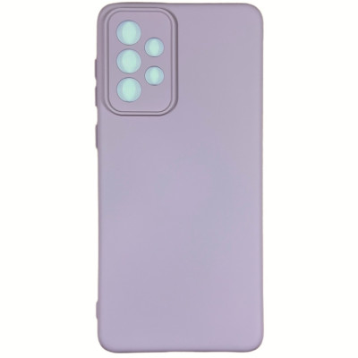 Накладка (з мікрофіброю) Silicone Cover Lakshmi Full Camera для Samsung A53 5G- рожевий пісок