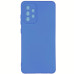 Накладка (з мікрофіброю) Silicone Cover Lakshmi Full Camera для Samsung A53 5G- бузковий