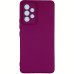 Накладка (з мікрофіброю) Silicone Cover Lakshmi Full Camera для Samsung A53 5G- марсала