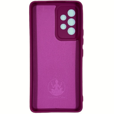 Накладка (з мікрофіброю) Silicone Cover Lakshmi Full Camera для Samsung A53 5G- марсала