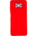 Накладка (з мікрофіброю) Silicone Cover Lakshmi Full Camera для Xiaomi Poco X3 / Poco X3 Pro- червоний