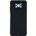 Накладка (з мікрофіброю) Silicone Cover Lakshmi Full Camera для Xiaomi Poco X3 / Poco X3 Pro- чорний