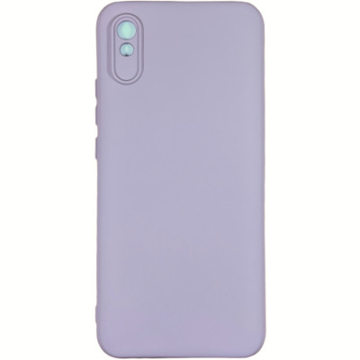 Накладка (з мікрофіброю) Silicone Cover Lakshmi Full Camera для Xiaomi Redmi 9A- рожевий пісок