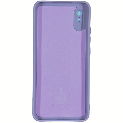 Накладка (з мікрофіброю) Silicone Cover Lakshmi Full Camera для Xiaomi Redmi 9A- рожевий пісок