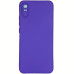 Накладка (з мікрофіброю) Silicone Cover Lakshmi Full Camera для Xiaomi Redmi 9A- фіолетовий