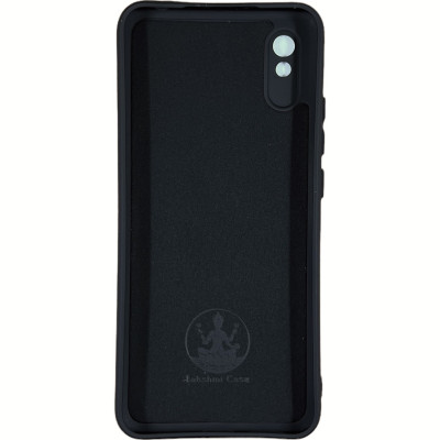 Накладка (з мікрофіброю) Silicone Cover Lakshmi Full Camera для Xiaomi Redmi 9A- чорний