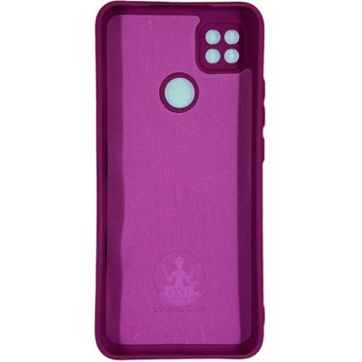 Накладка (з мікрофіброю) Silicone Cover Lakshmi Full Camera для Xiaomi Redmi 9C / 10A- марсала