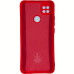 Накладка (з мікрофіброю) Silicone Cover Lakshmi Full Camera для Xiaomi Redmi 9C / 10A- червоний