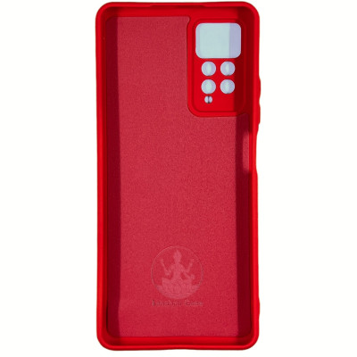 Накладка (з мікрофіброю) Silicone Cover Lakshmi Full Camera для Xiaomi Redmi Note 11 Pro 4G / 5G / Redmi Note 12 Pro 4G / Note 11E Pro- червоний