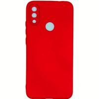 Накладка (з мікрофіброю) Silicone Cover Lakshmi Full Camera для Xiaomi Redmi Note 7 / Note 7 Pro- червоний