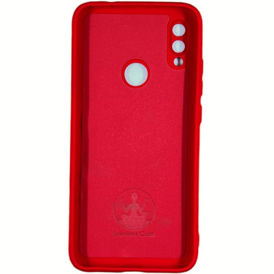Накладка (з мікрофіброю) Silicone Cover Lakshmi Full Camera для Xiaomi Redmi Note 7 / Note 7 Pro- червоний
