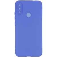 Накладка (з мікрофіброю) Silicone Cover Lakshmi Full Camera для Xiaomi Redmi Note 7 / Note 7 Pro- бузковий
