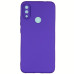 Накладка (з мікрофіброю) Silicone Cover Lakshmi Full Camera для Xiaomi Redmi Note 7 / Note 7 Pro- фіолетовий