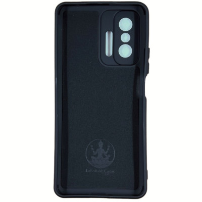 Накладка (з мікрофіброю) Silicone Cover Lakshmi Full Camera для Xiaomi 11T / 11T Pro- чорний