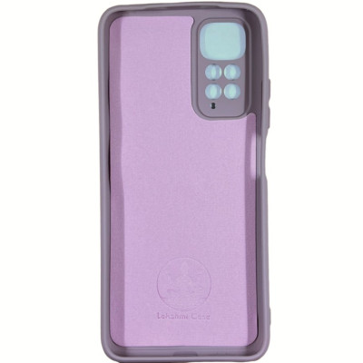 Накладка (з мікрофіброю) Silicone Cover Lakshmi Full Camera для Xiaomi Redmi Note 11 4G / Note 11S- рожевий пісок